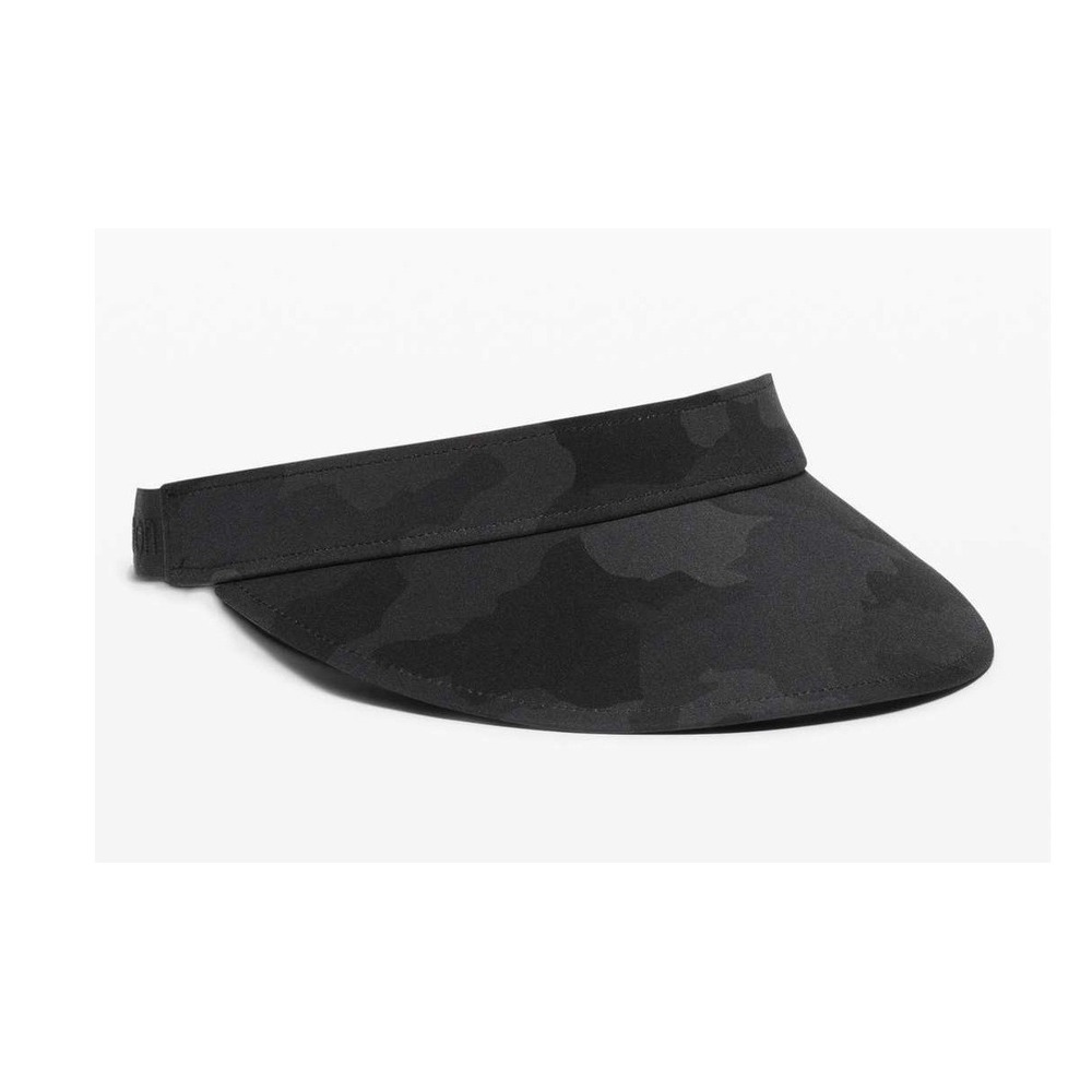 Lululemon Fast Paced Visor in Heritage 365 Camo Deep Coal Multi Adjustable Strap